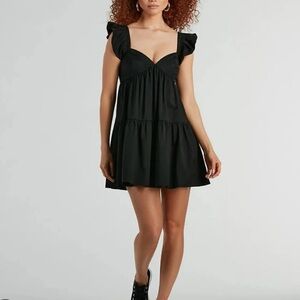Windsor V-neck Baby Doll Dress